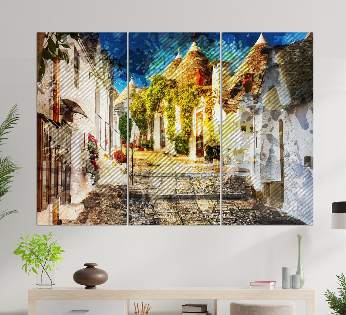 Alberobello Italy Travel Poster, Place Print - Image 2