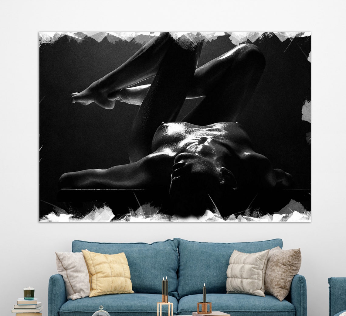 Black And White Female Figure Artistic Body Study Photography Print - Image 3