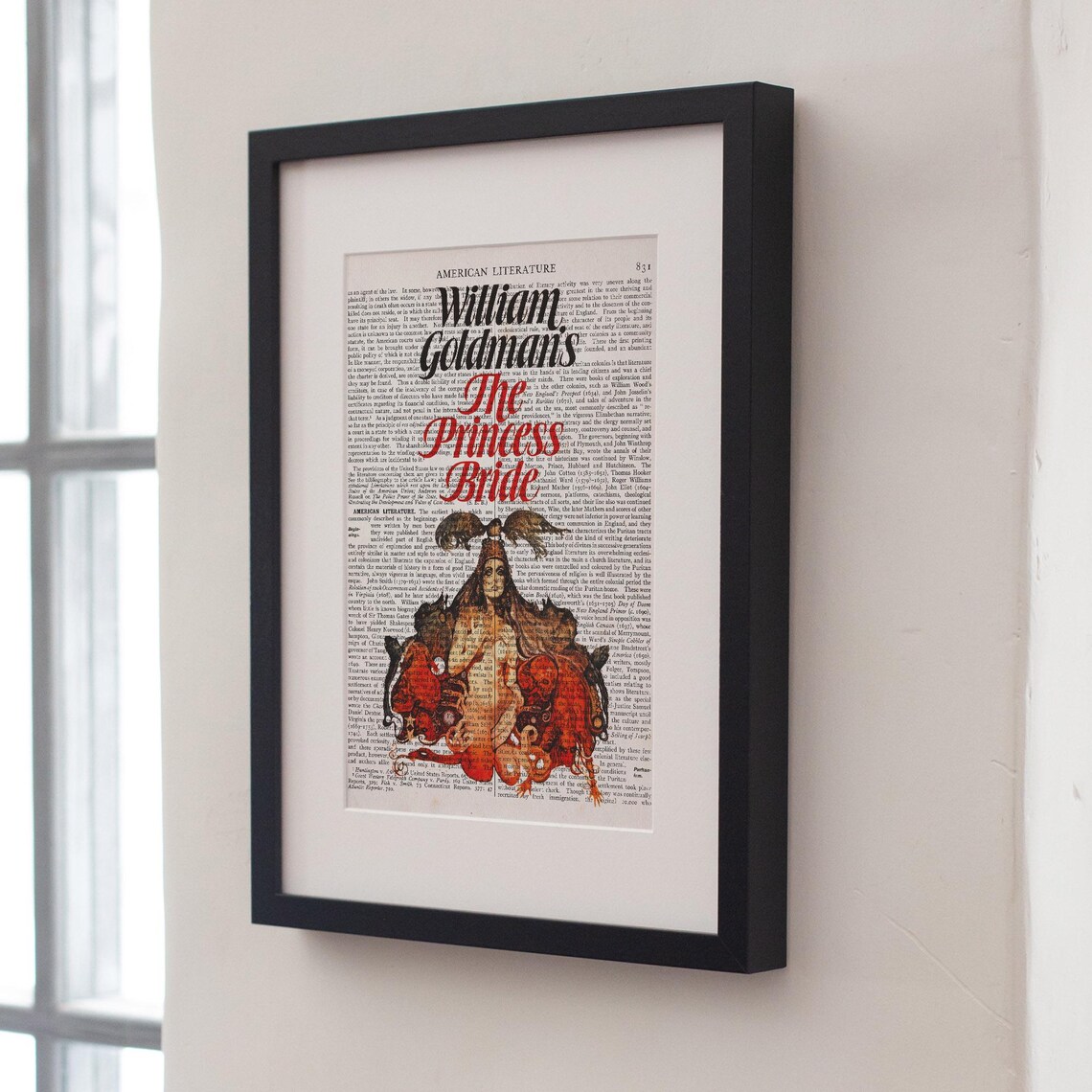The Princess Bride William Goldman Dictionary Page Literary Art Print - Image 3