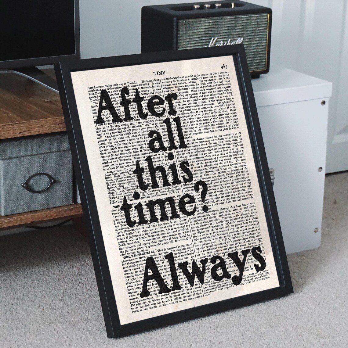 After All This Time, Always Quote Art Print for Reading Nook - Image 3
