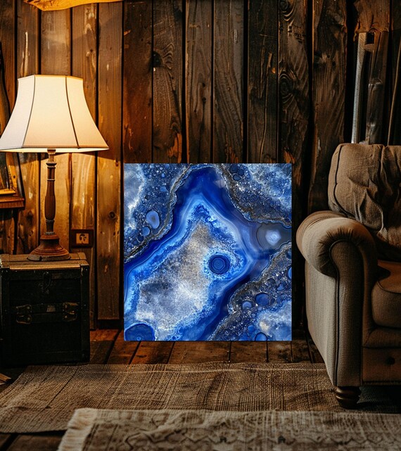Geode Wall Art, Modern Crystal Decor