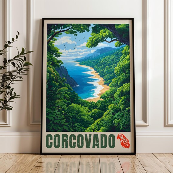 Corcovado National Park Travel Poster, Costa Rica