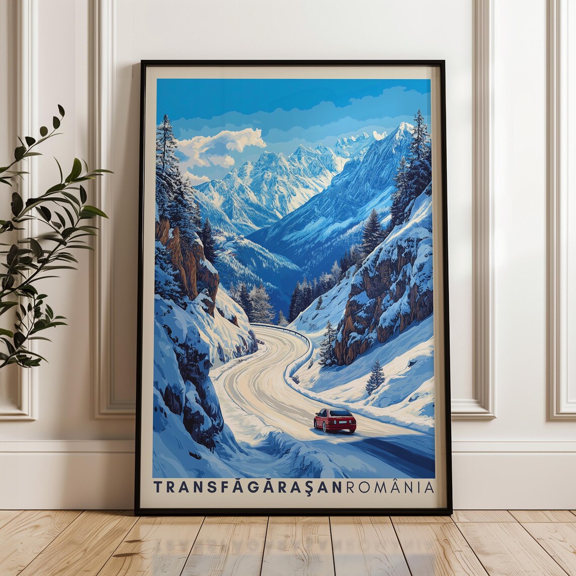 Transfagarasan Road Poster, Carpathian Mountains