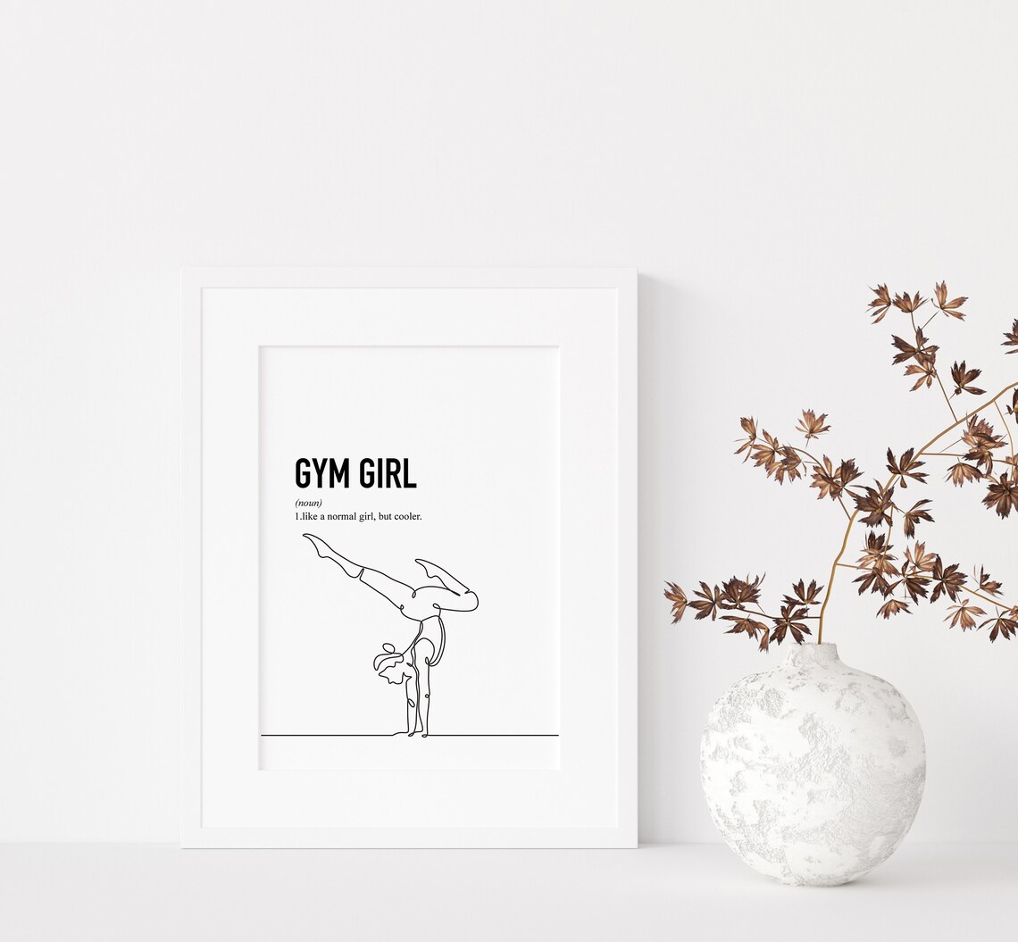 Gymnastics Gift Poster, Women and Girls Decor - Image 2