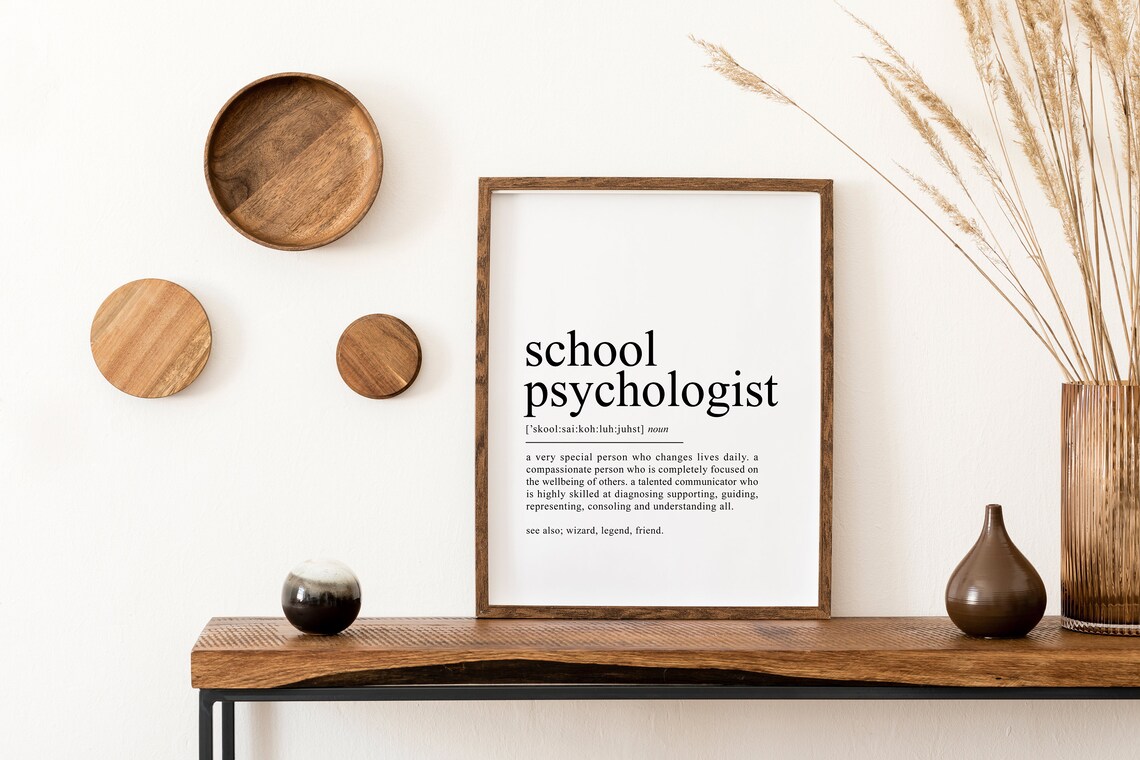 School Psychologist Definition Art Print - Image 2