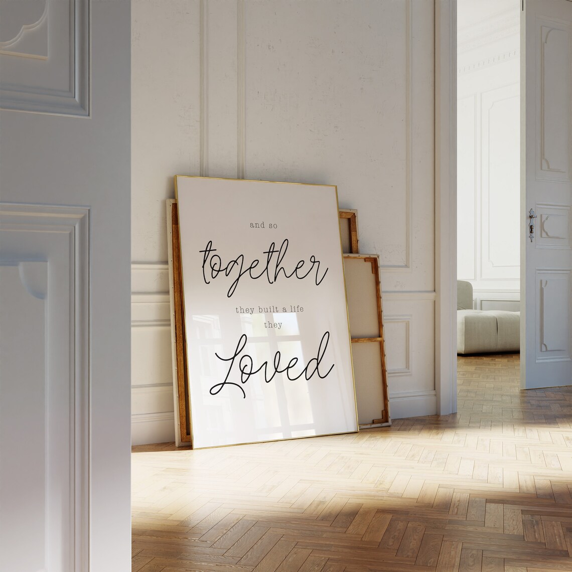 Together They Built a Life They Loved Quote Print - Image 2