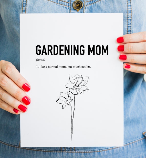 Mothers Day Gift For Gardening Mom Gift Plant Lover Plant Lady Gift Gift For Gardener Gifts For Mum Gift For Mom