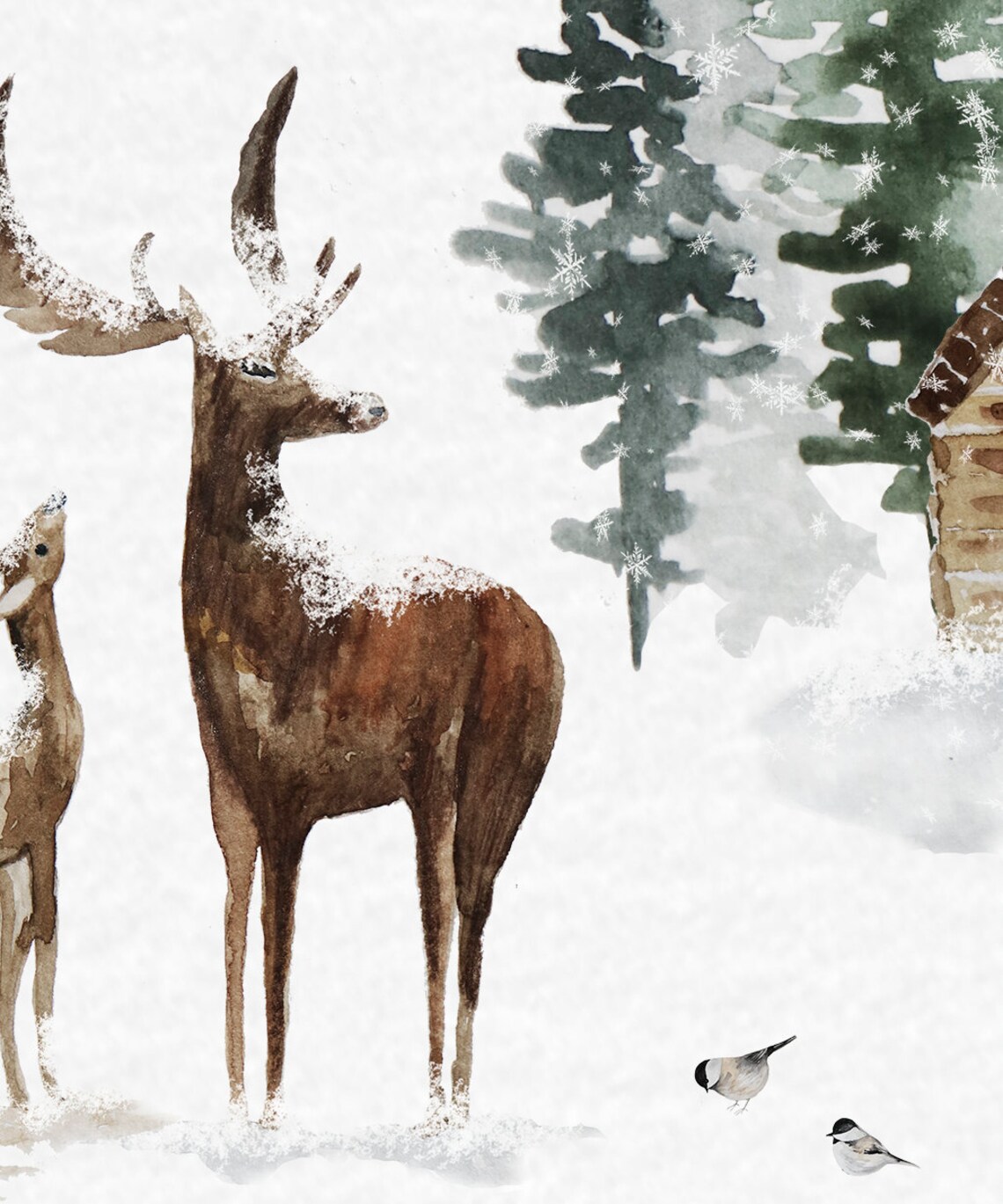 Christmas Winter Wonderland Art Print, Holiday Decor - Image 2