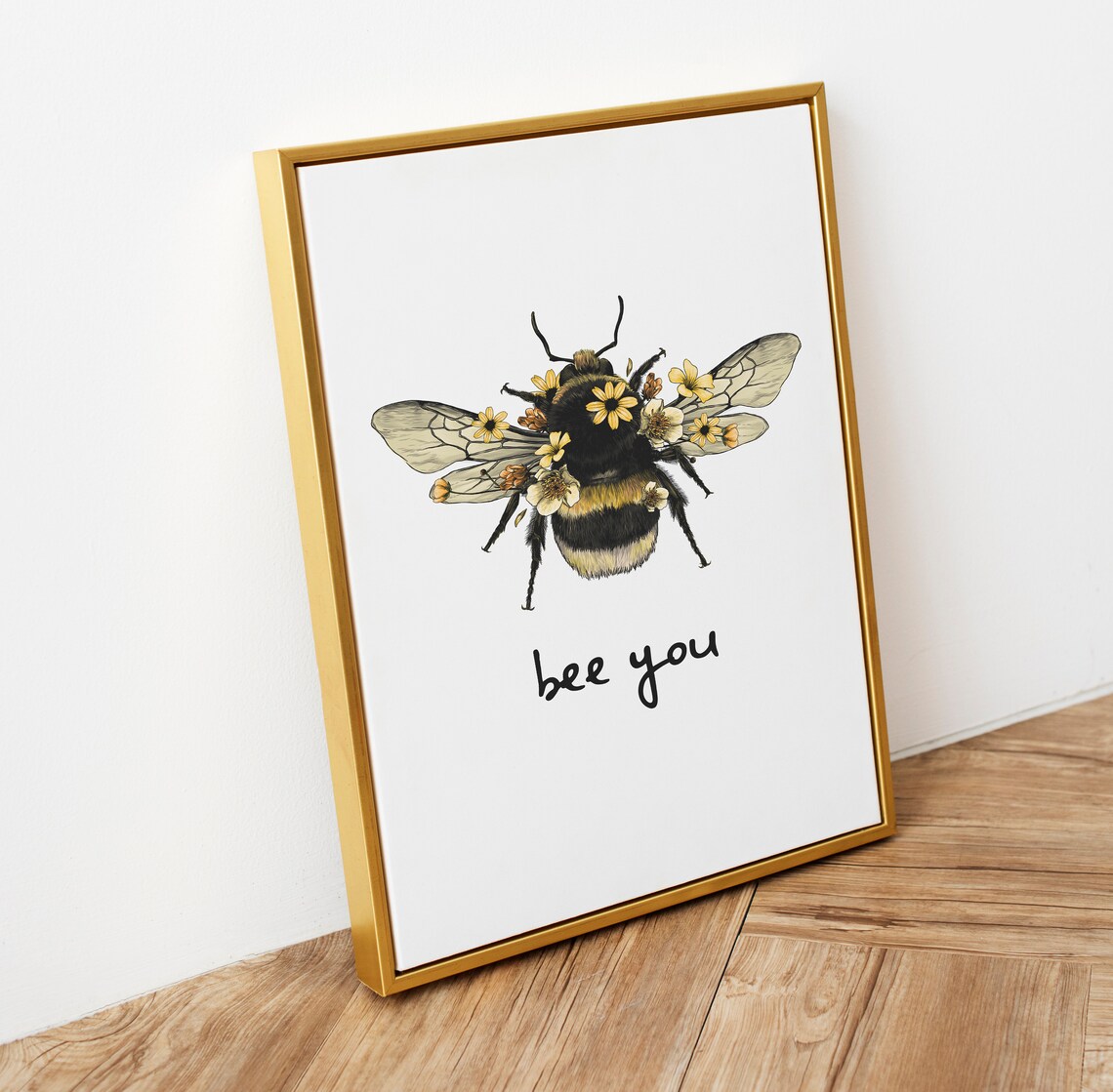 Bee You Bee Yourself Poster, Bee Kind Decor - Image 2
