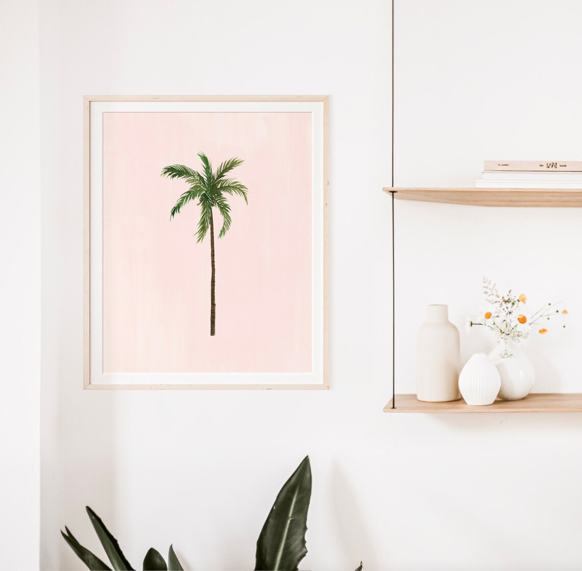 Palm Tree Art Print, Tropical Watercolour Botanical - Image 4