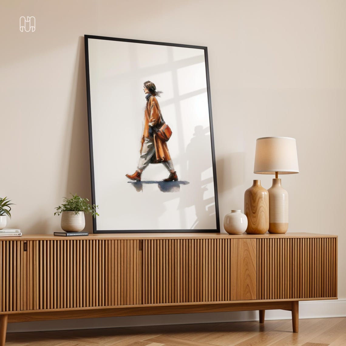 The Urban Stroll Minimal Art Poster