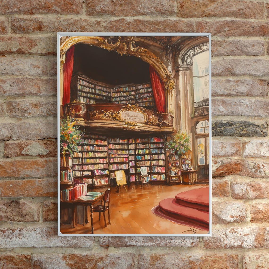 El Ateneo Grand Splendid Historic Bookstore Interior Art Poster - Image 6