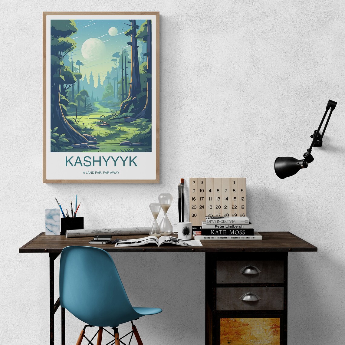 Kashyyyk Travel Poster, Far Far Away Place - Image 2