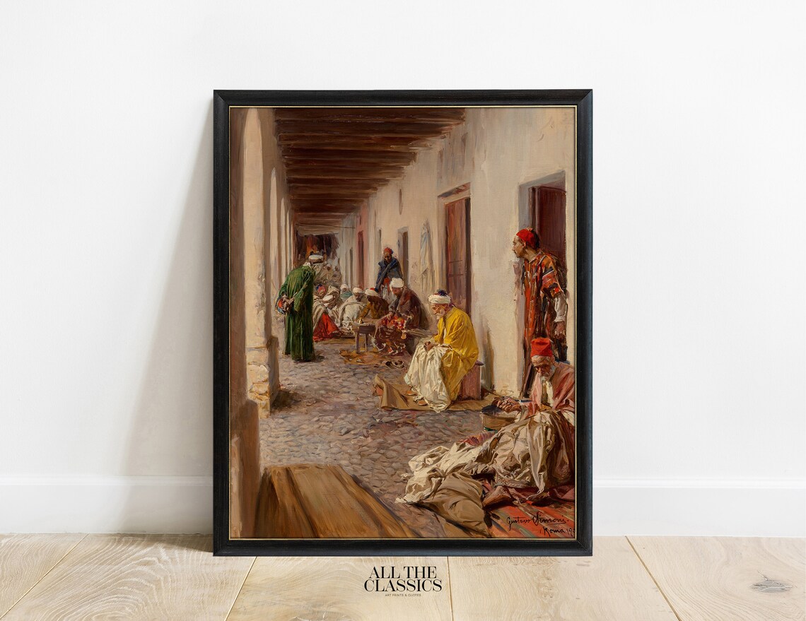 Biskra Algeria Vintage Street Scene Art Print - Image 3