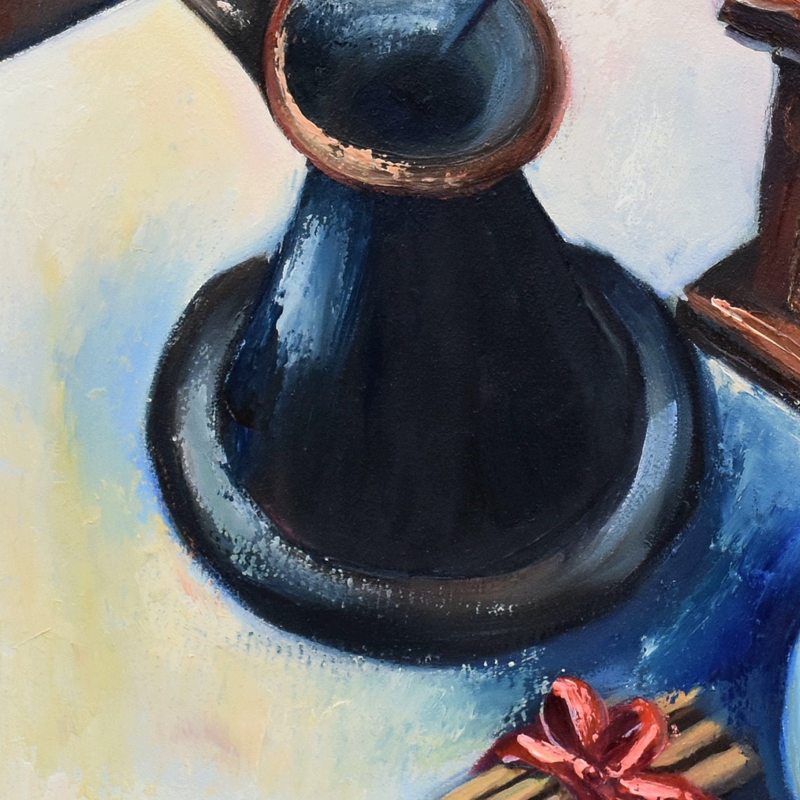 Coffee Wall Art Coffee Art Still Life Cup Of Coffee Art Breakfast Painting Still Life Painting Painting Of Coffee Cup Painting Coffee Grinde - Image 4