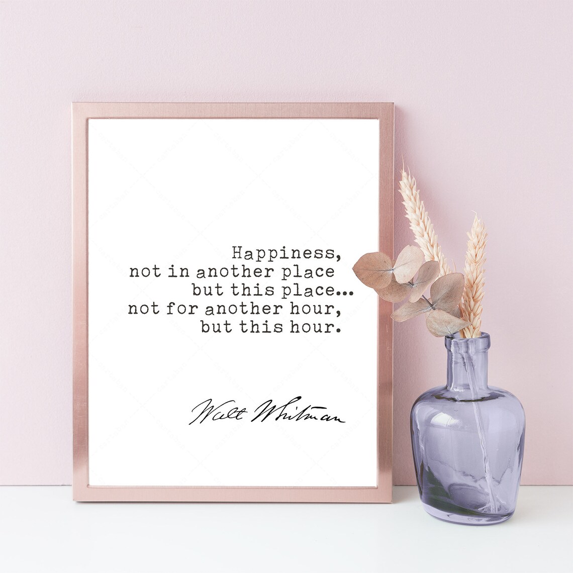 Walt Whitman Quote Art Print, Book Lovers Gift - Image 4