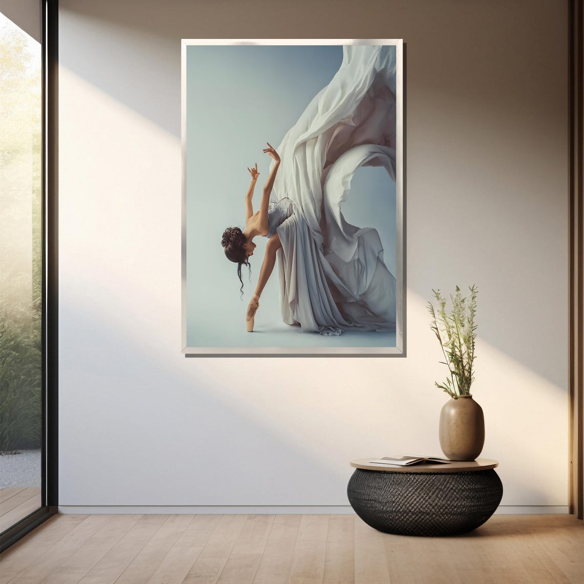 Elegant Ballerina Painting Graceful Dance Art Gift For Ballet Lovers And Home Wall Decor - Image 3