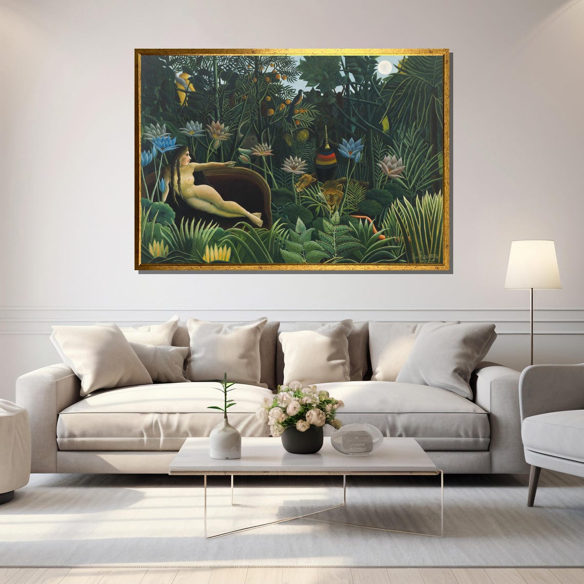Henri Rousseaus The Dream Exotic Jungle Painting Surreal And Symbolic Art Gift For Nature And Fantasy Lovers - Image 5