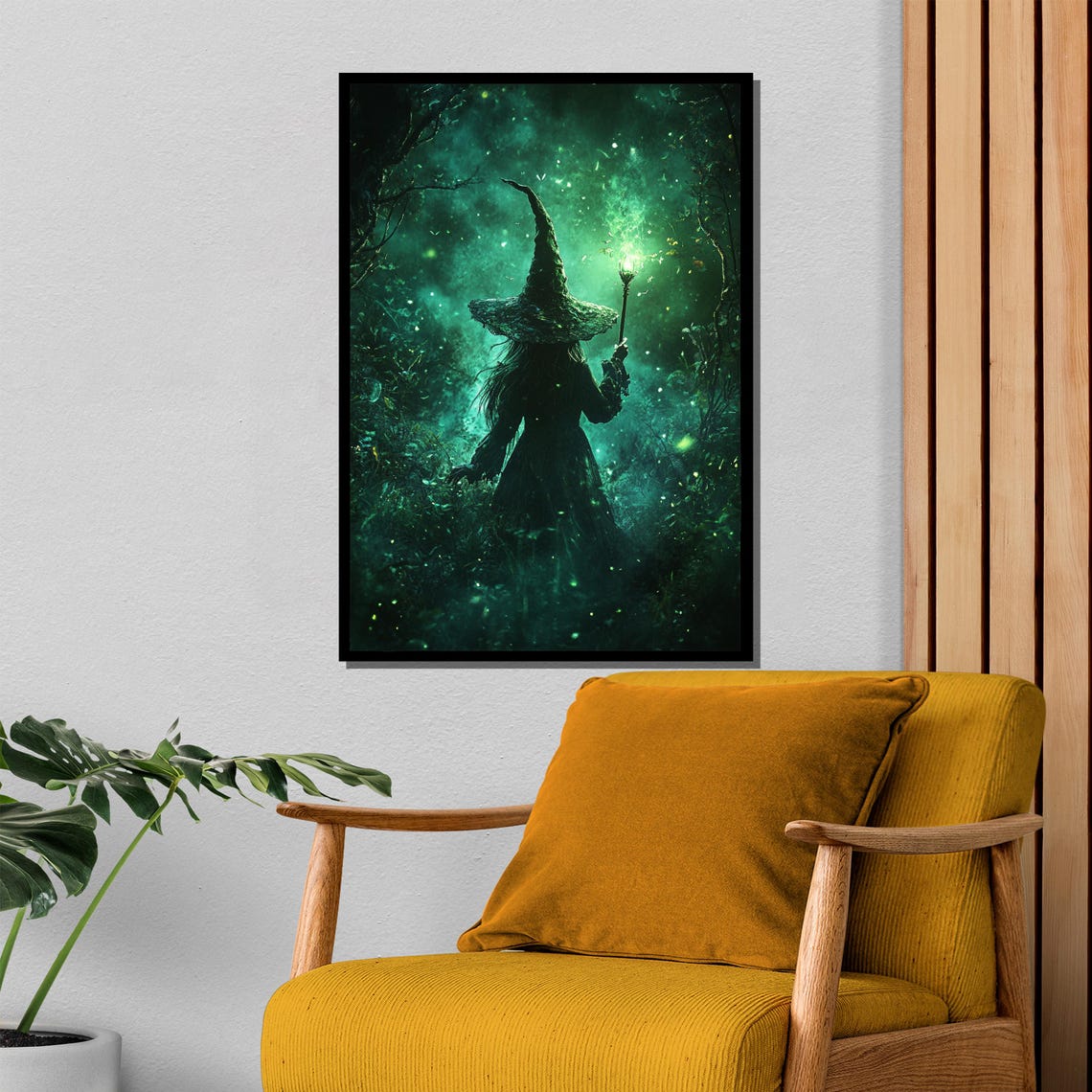 Mystical Witch Painting Enchanting Gift For Fantasy And Magic Lovers - Image 4