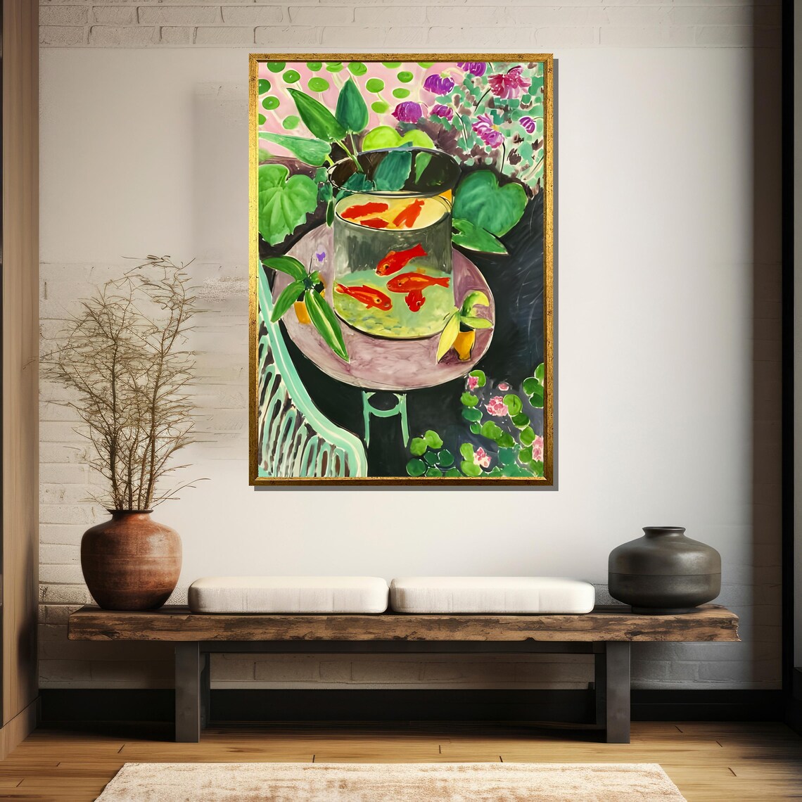 Henri Matisse Goldfish Bowl In The Lush Garden Fauvist Poster - Image 5
