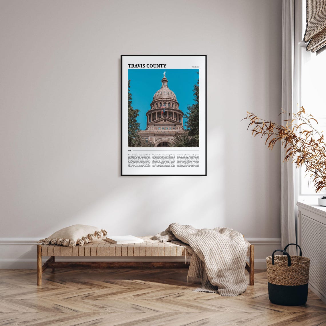 Travis County Texas State Capitol Dome Austin Pink Granite Poster - Image 4