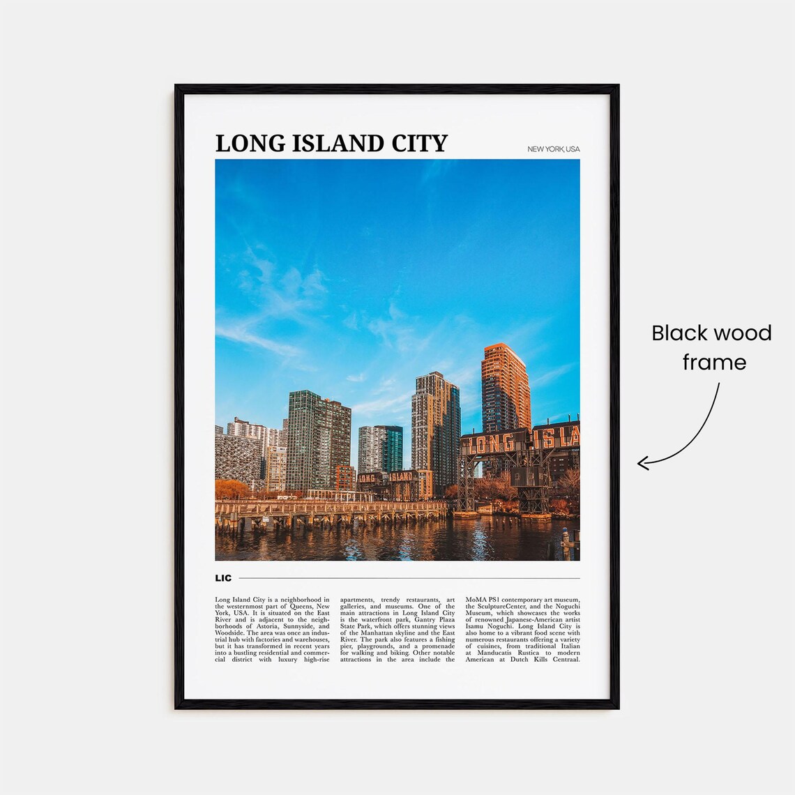 Long Island City Travel Poster, City Wall Art - Image 2