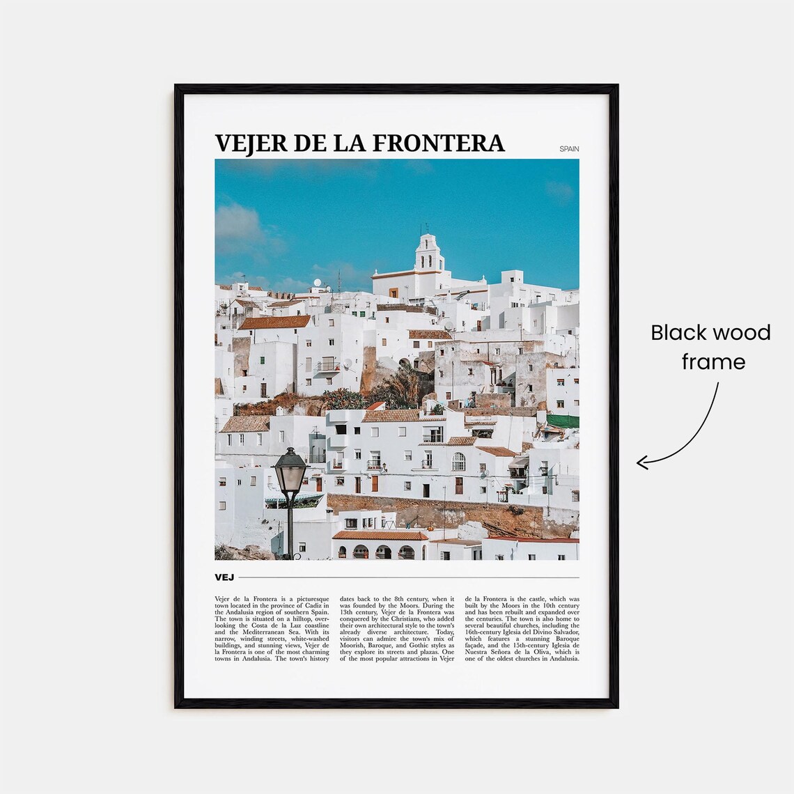Vejer De La Frontera Travel Poster, Spain - Image 2