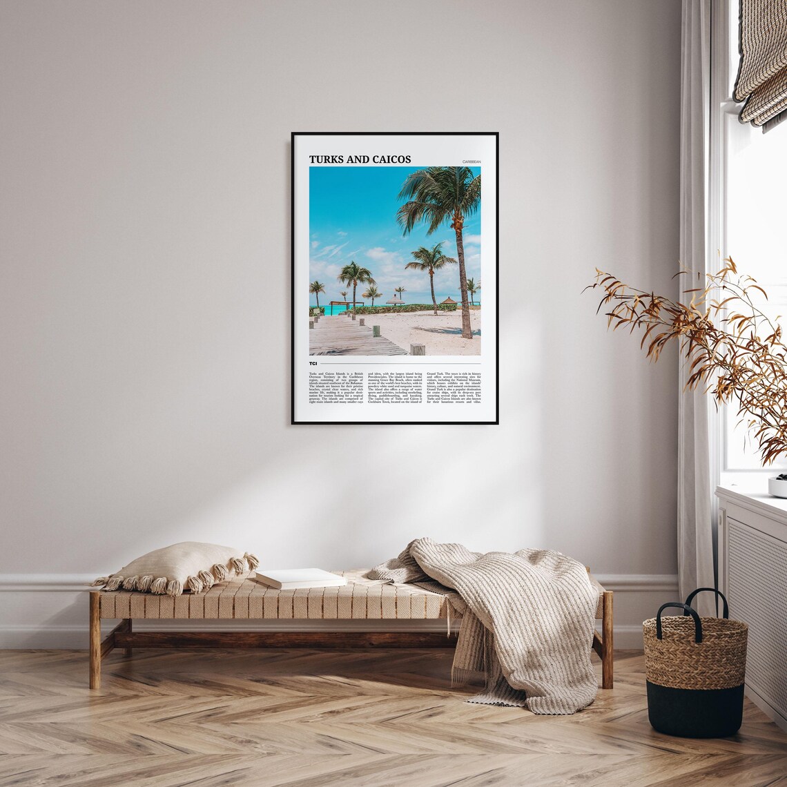 Turks And Caicos Islands Travel Poster, Island Art Print - Image 4