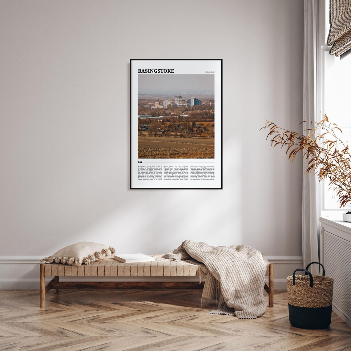 Basingstoke Travel Poster, England UK Art Print - Image 4