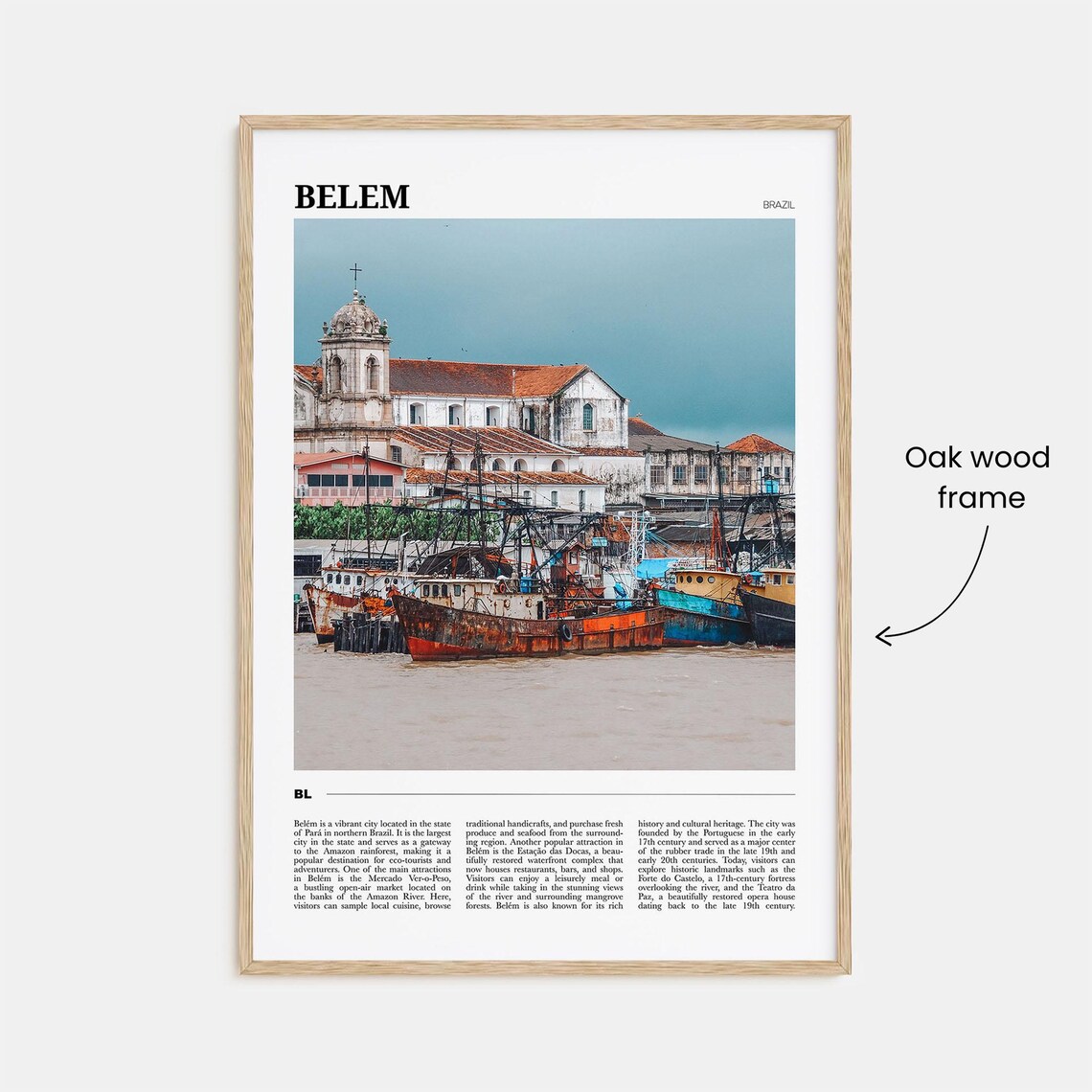 Belem Travel Poster, Brazil Wall Art Print - Image 3