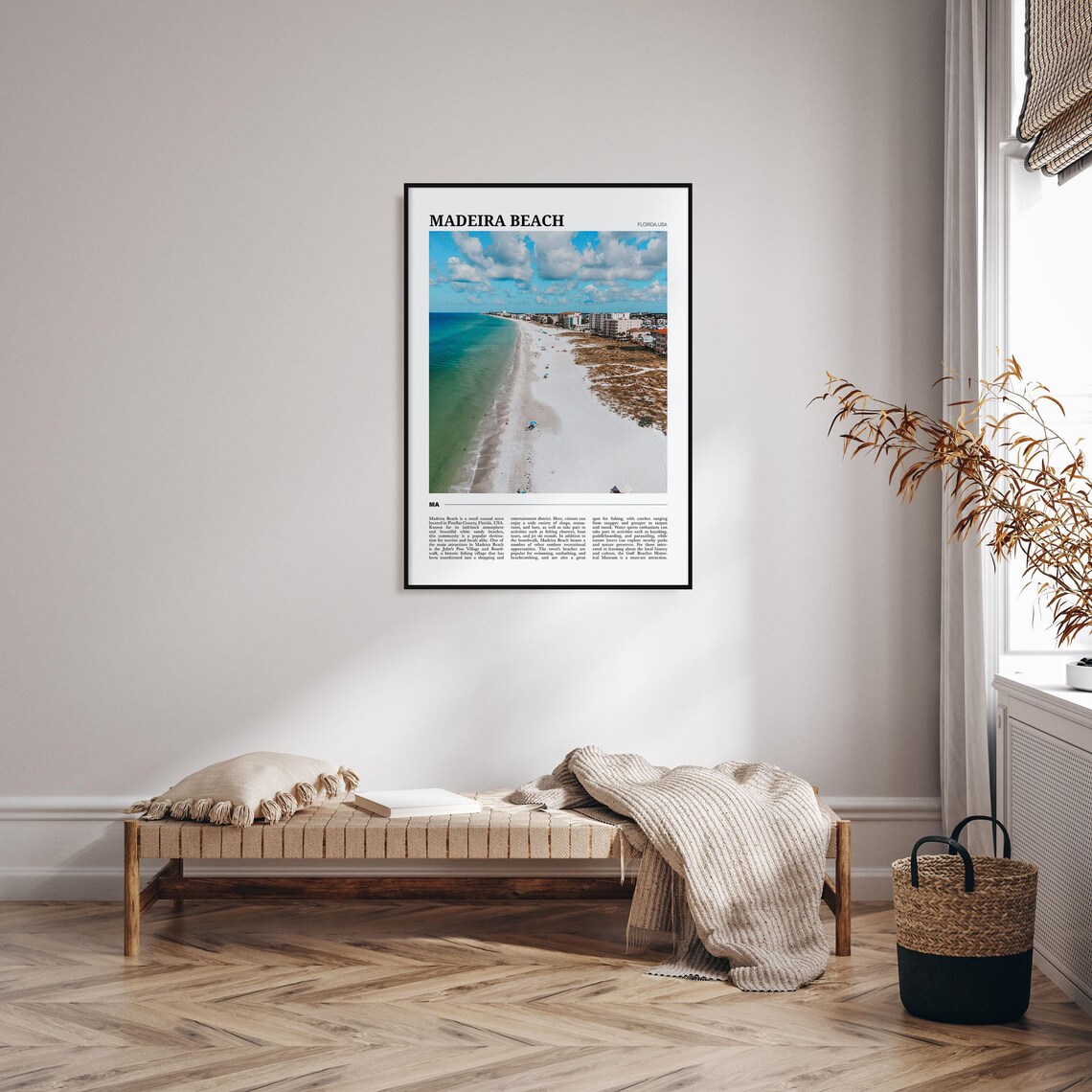 Madeira Beach Travel Poster, Florida Wall Art - Image 4