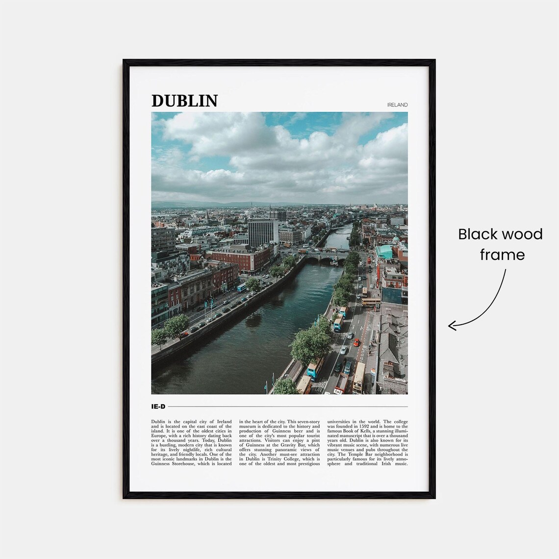 Dublin Travel Poster, Ireland Travel Poster - Image 2
