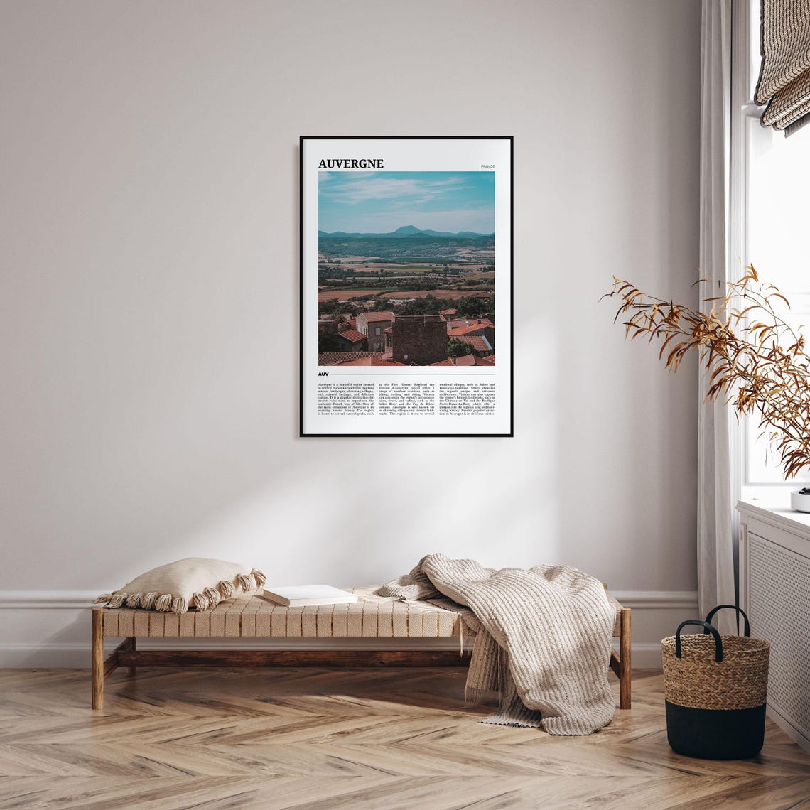 Auvergne Travel Poster Auvergne Wall Art Auvergne Poster Print Auvergne Photo Auvergne Decor France - Image 4