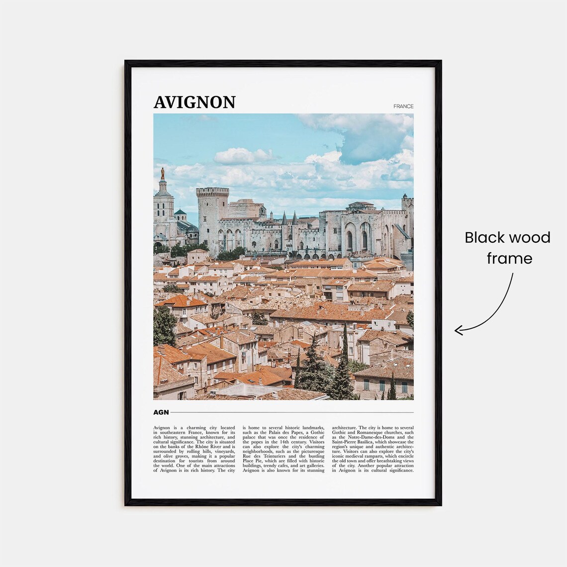Avignon Travel Poster, France Travel Poster - Image 2