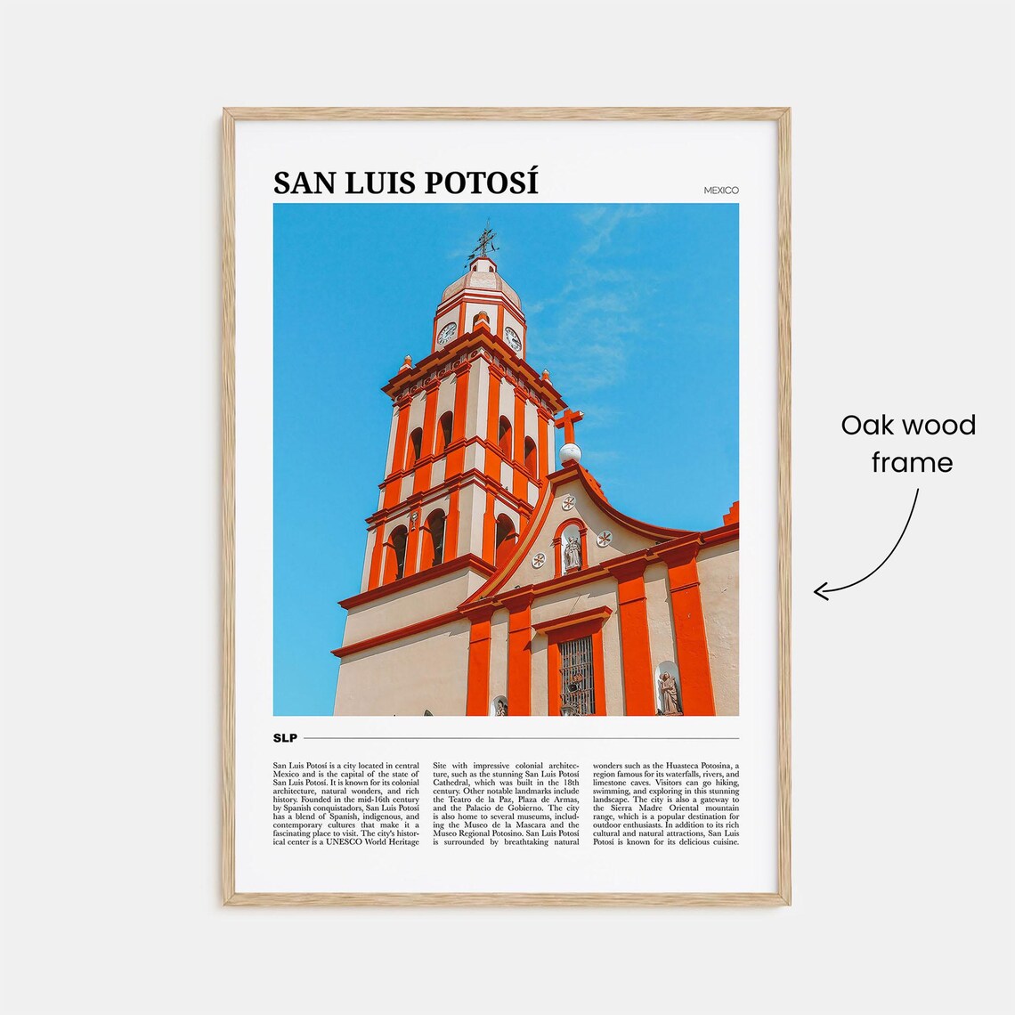 San Luis Potosi Travel Poster, Mexico Art Print - Image 3