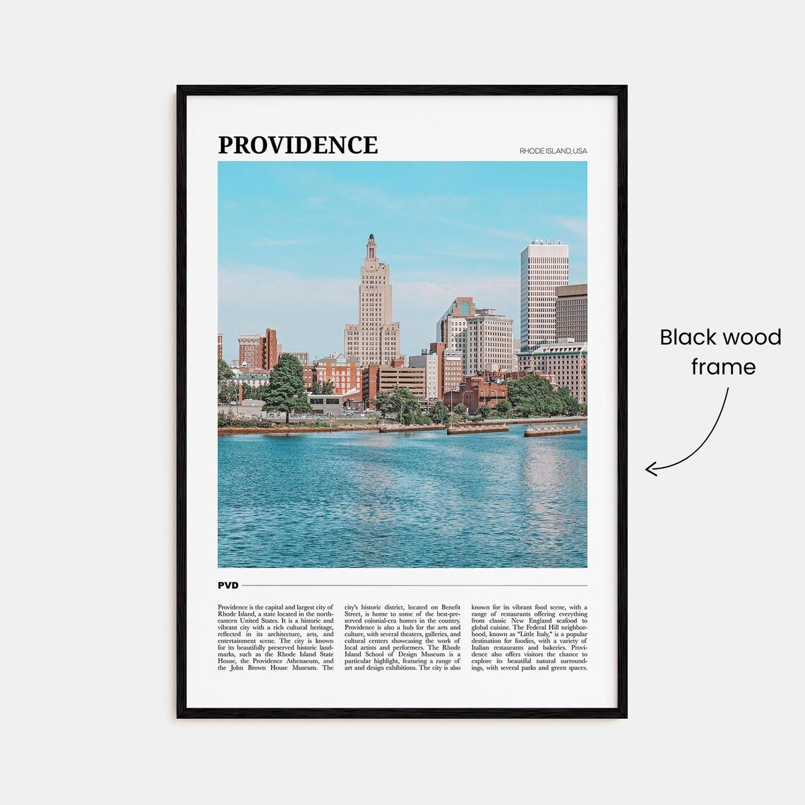 Providence Travel Poster, Rhode Island USA Art Print - Image 2