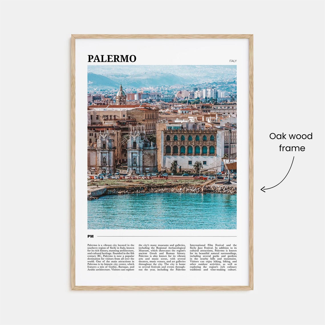 Palermo Photo Italy Wall Art Print - Image 3