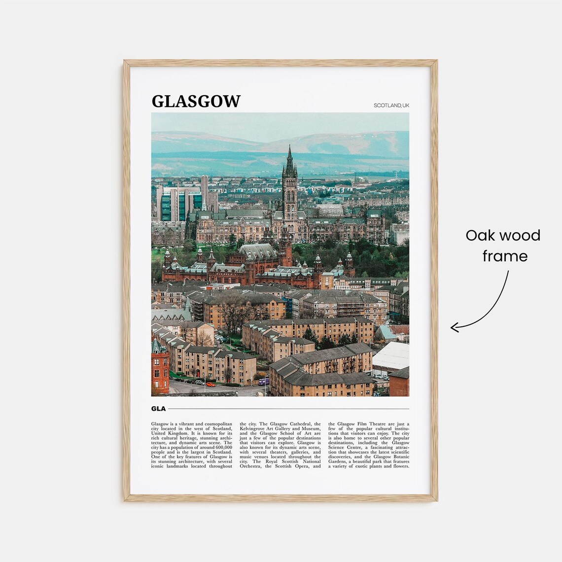 Glasgow Travel Poster, Scotland Travel Poster - Image 3
