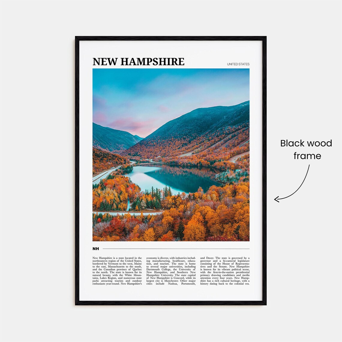 New Hampshire Travel Poster No. 2, United States - Image 2