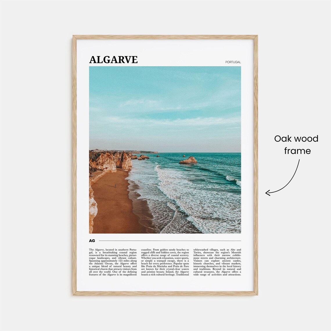 Algarve Portugal Decor Travel Poster - Image 3