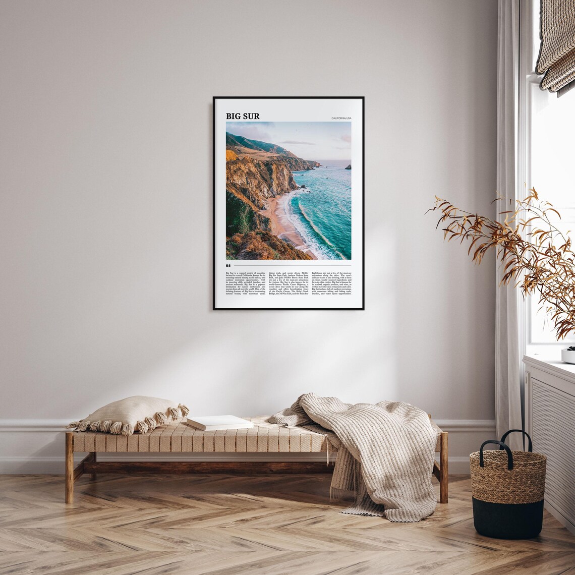 Big Sur Travel Poster No 1, California USA - Image 4