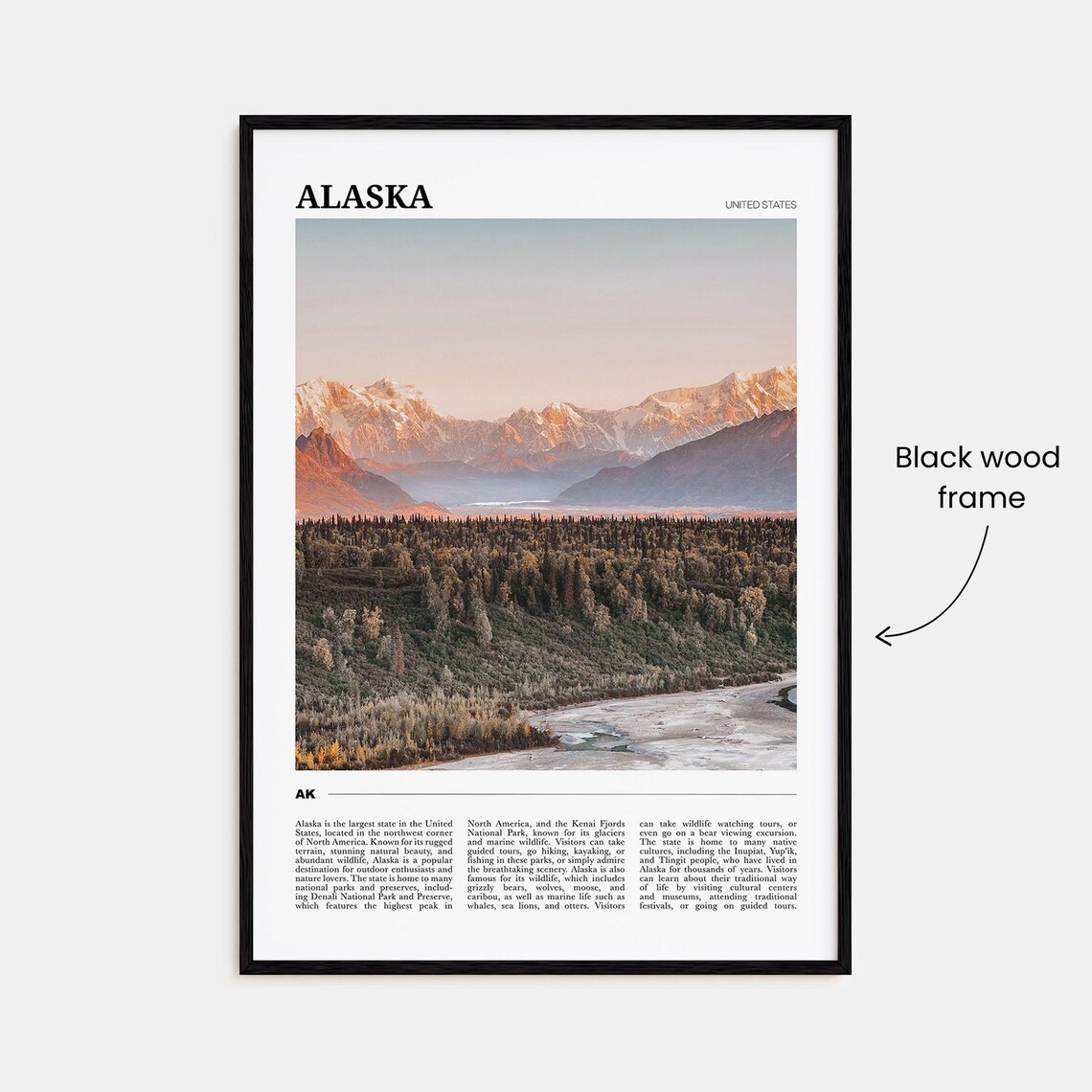 Alaska Travel Poster No. 2, Alaska Poster Print - Image 2