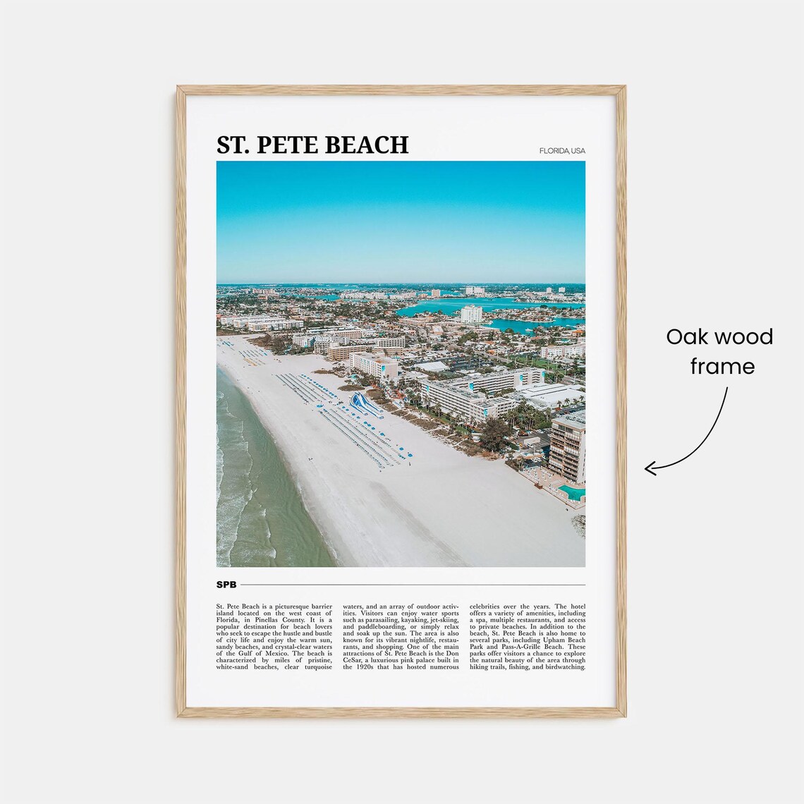St Pete Beach Wall Art Print - Image 3
