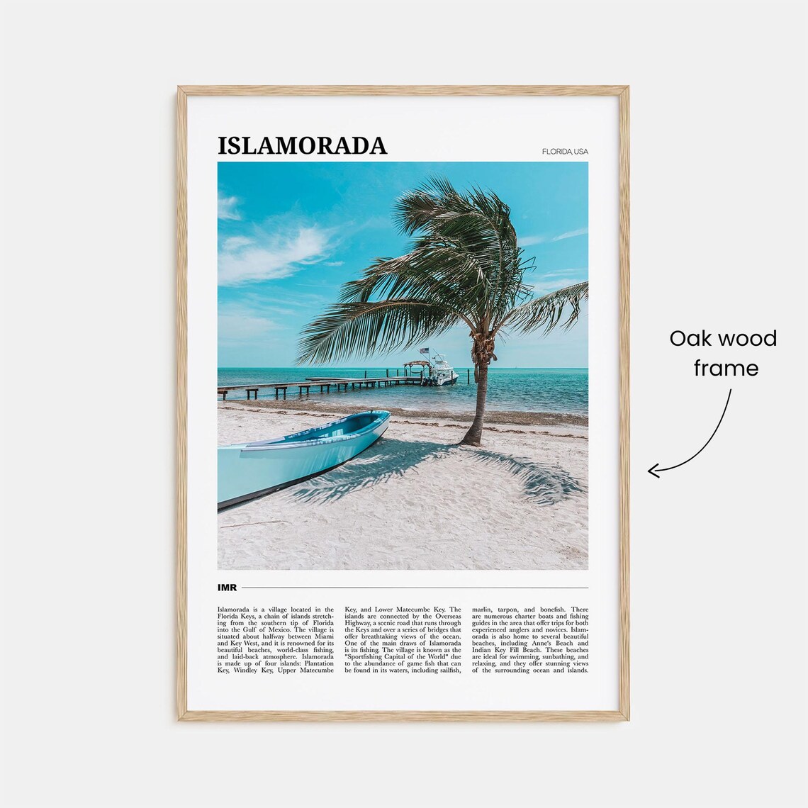Islamorada Travel Poster, Florida USA Art Print - Image 3