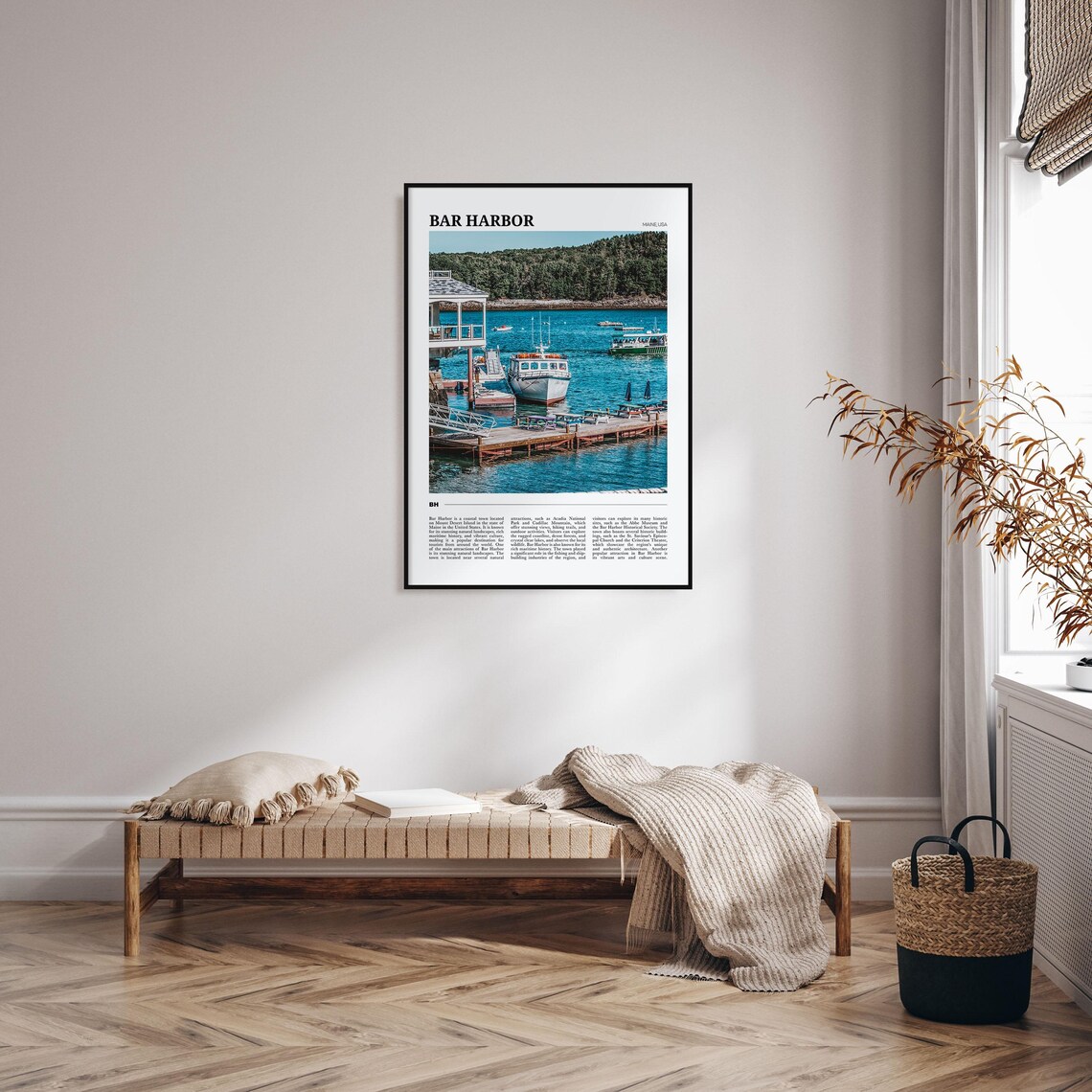 Bar Harbor Travel Poster, Maine USA Wall Art - Image 4
