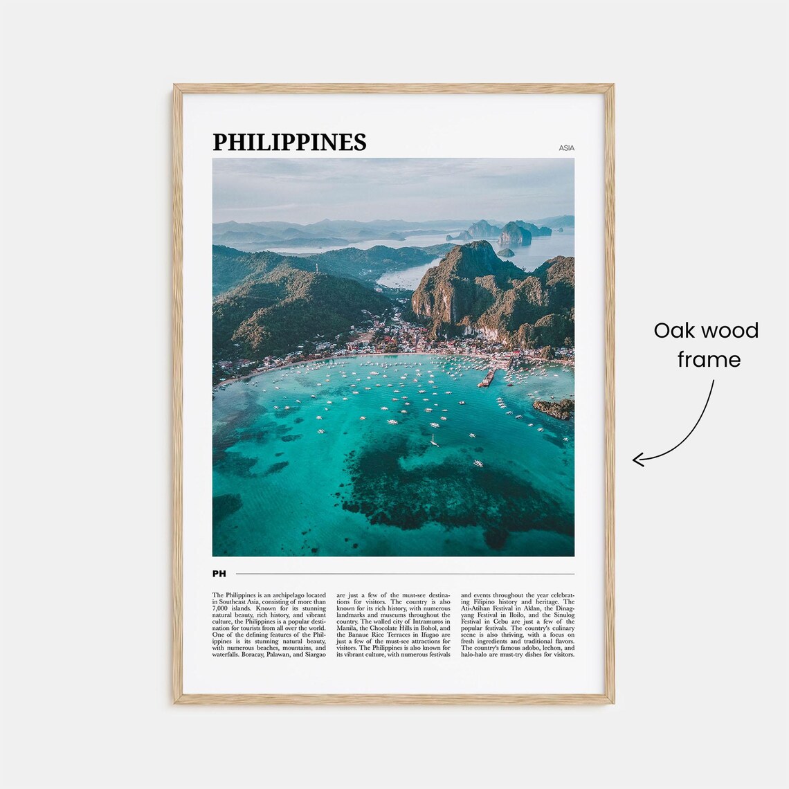 Philippines Travel Poster No. 1, Asia Art Print - Image 3