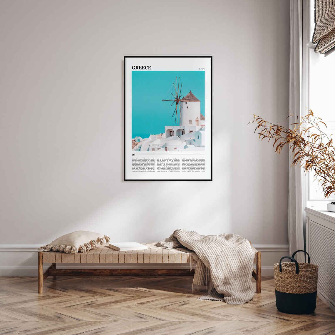 Greece Travel Poster, European Travel Poster Print - Image 4