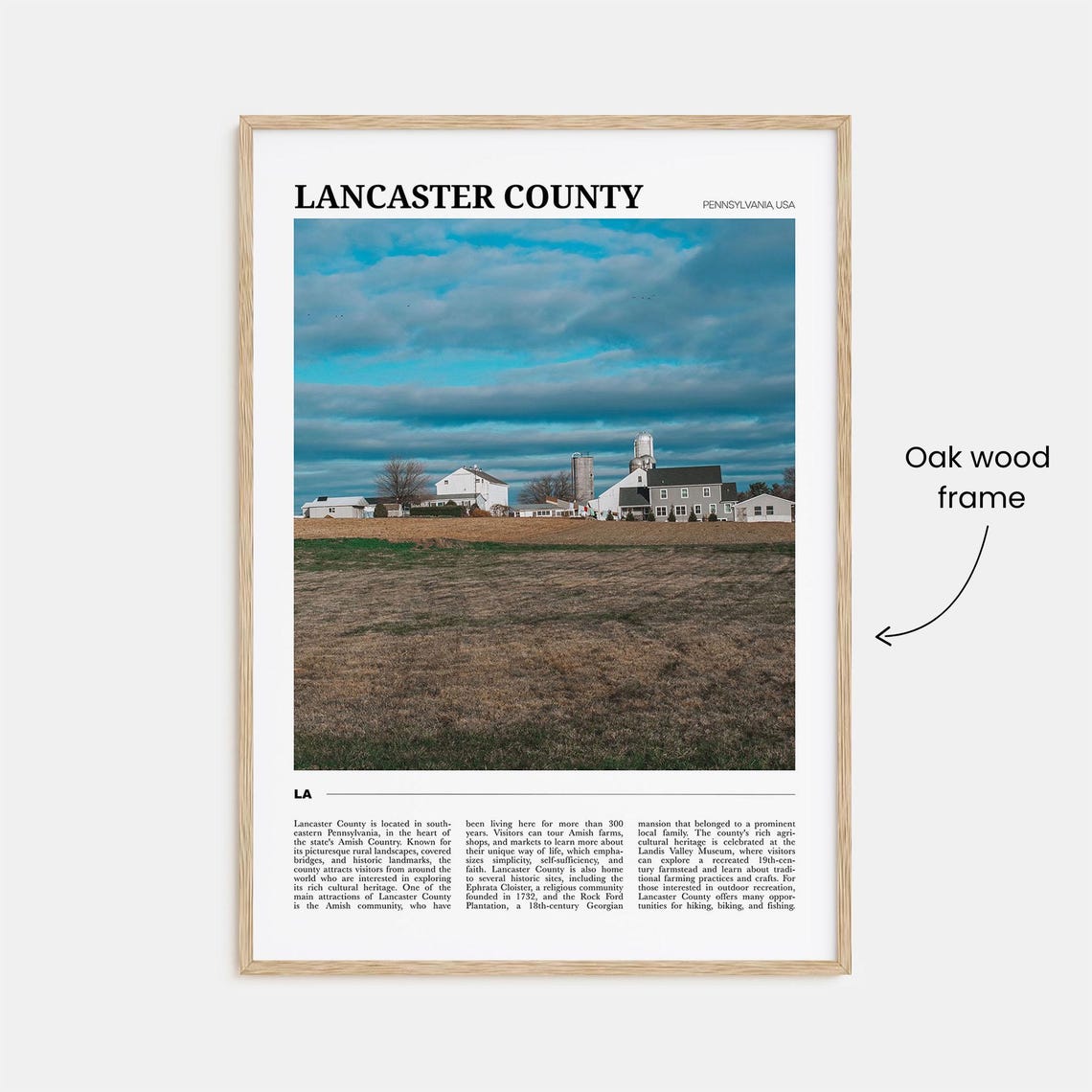 Lancaster County Pennsylvania Amish Farm Travel Photography Poster - Image 3