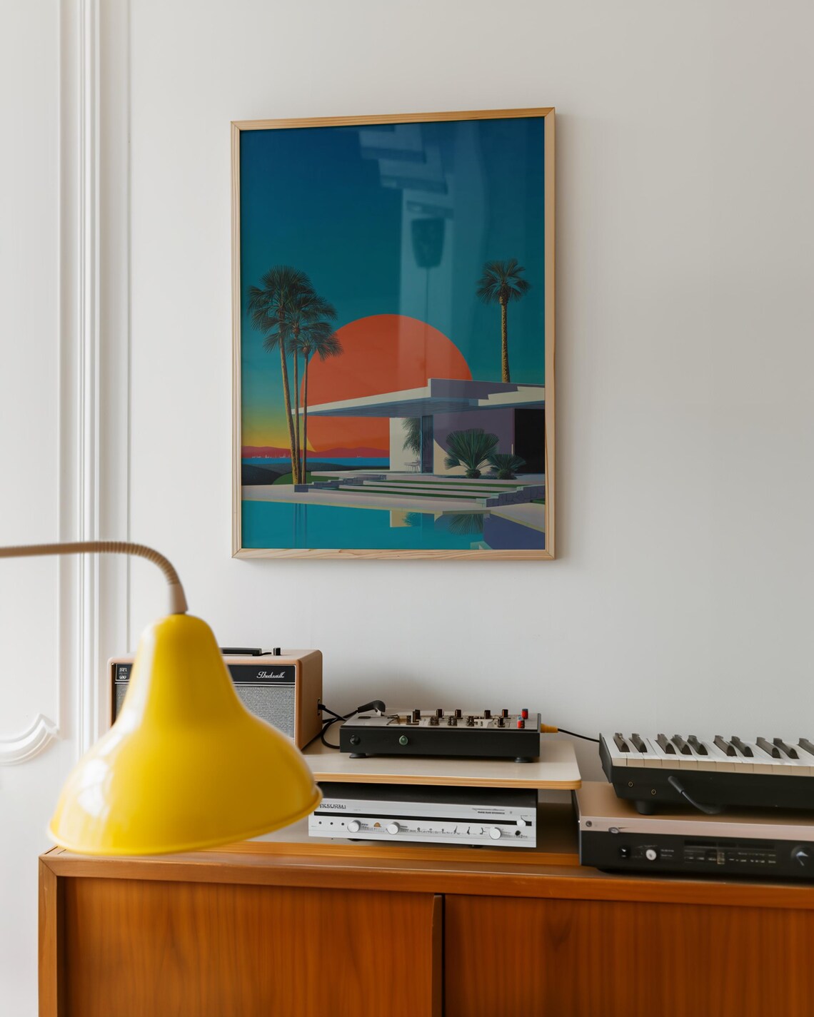 Palm Springs Sunset Interiors, Retro Poster - Image 2