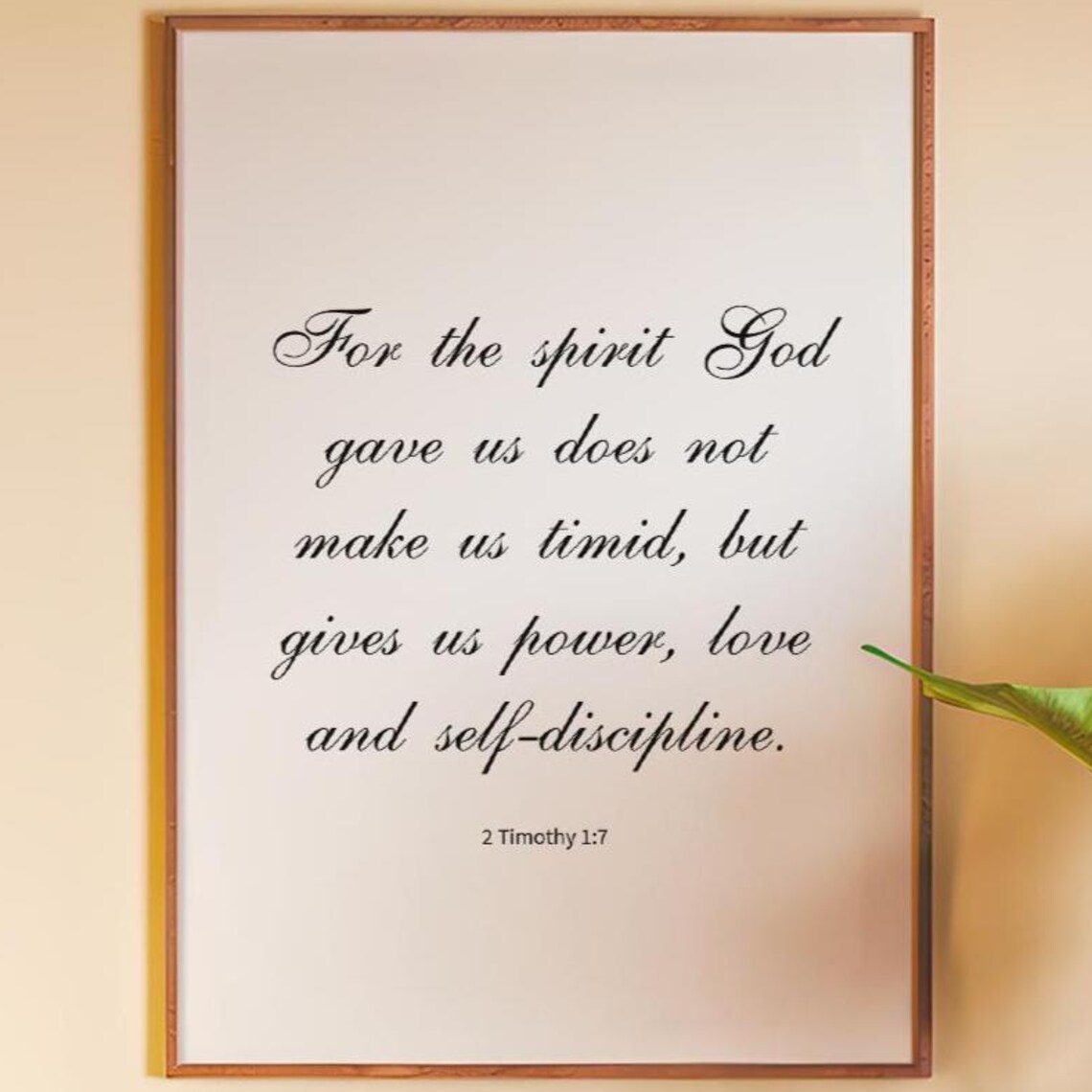 2 Timothy 17 Wall Art Bible Verse Decor Scripture Print Christian - Image 6